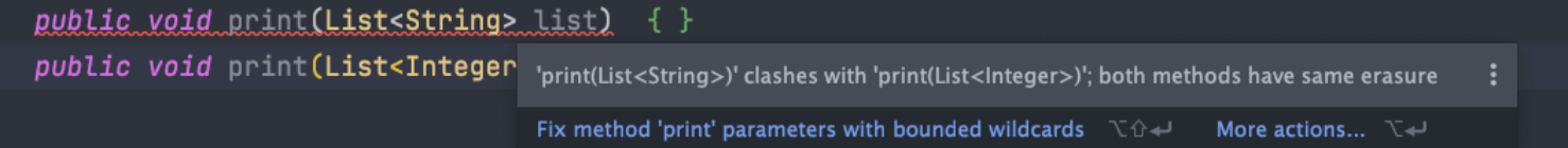 泛型擦除的问题